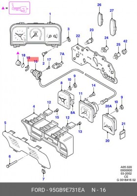 Деталь 95GB9E731EA FORD