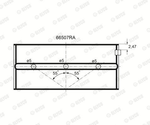 Подшипник 66507RA GLYCO