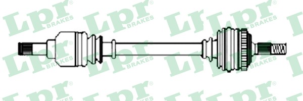 Приводной вал DS36072 LPR