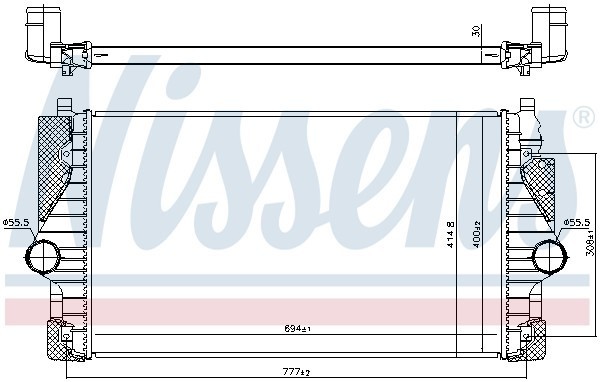 Интеркулер 96755 NISSENS