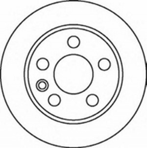 Тормозной диск 562057B BENDIX JURID