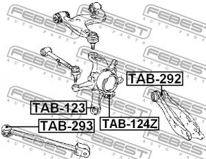Рычаг подвески TAB-293 FEBEST