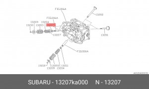 Уплотнительное кольцо, стержень кла 13207KA000 SUBARU