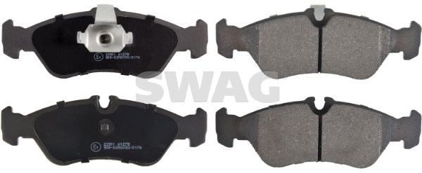 Комплект тормозных колодок, диско 10 91 6160 SWAG