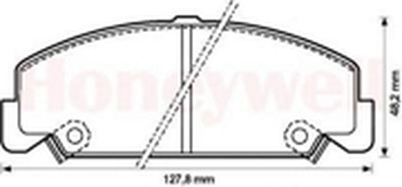 Комплект тормозных колодок, диско 572286B BENDIX JURID