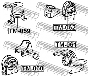 Подушка двигателя TM-061 FEBEST