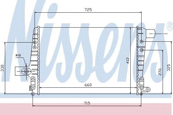 Интеркулер 96706 NISSENS