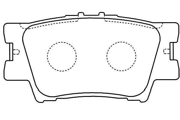 Комплект тормозных колодок, диско BP9104 KAVO PARTS