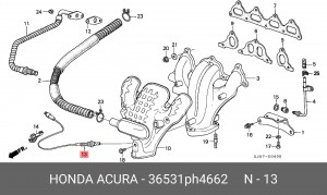Лямбда-зонд 36531PH4662 HONDA
