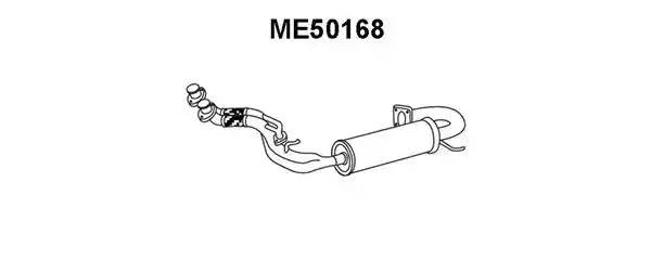 Предглушитель выхлопных газов ME50168 VENEPORTE