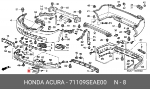 Деталь 71109SEAE00 HONDA