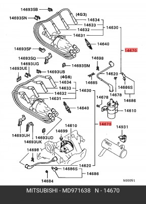 Деталь MD971638 MITSUBISHI