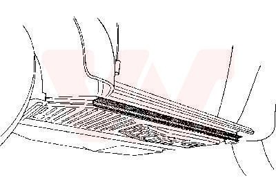 Днище кузова 580109 VAN WEZEL