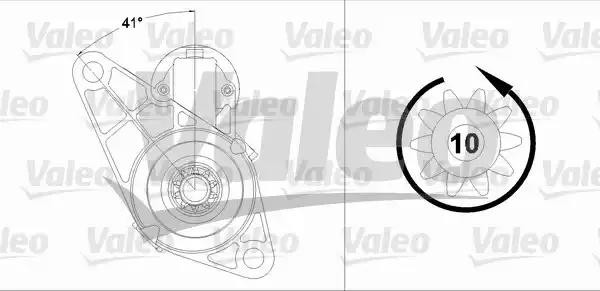 Стартер 458214 VALEO PHC
