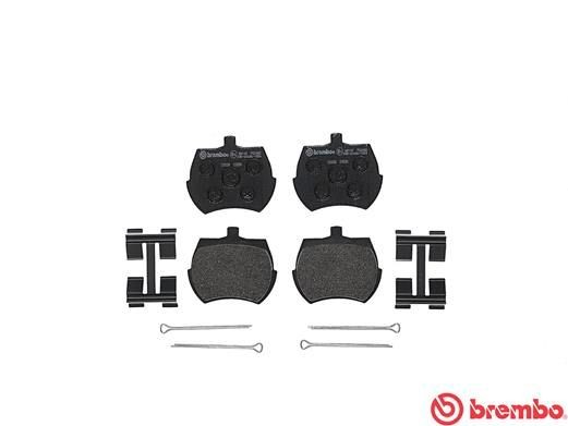 Комплект тормозных колодок, диско P52002 BREMBO