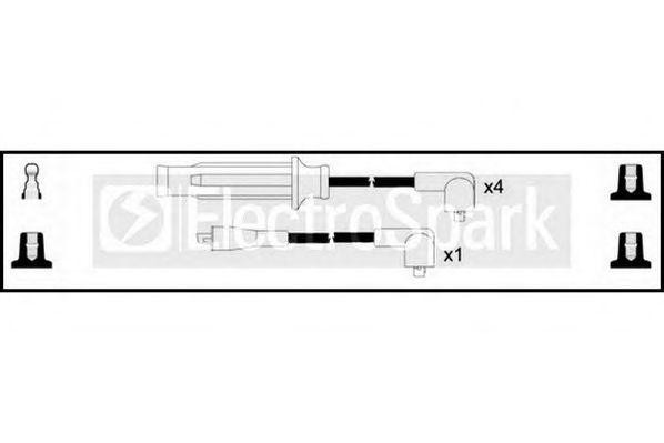Ккомплект проводов зажигания OEK247 STANDARD