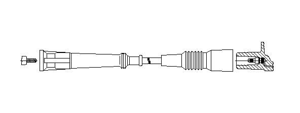 Провод зажигания 12270 BREMI