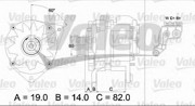 Генератор 437081 VALEO PHC