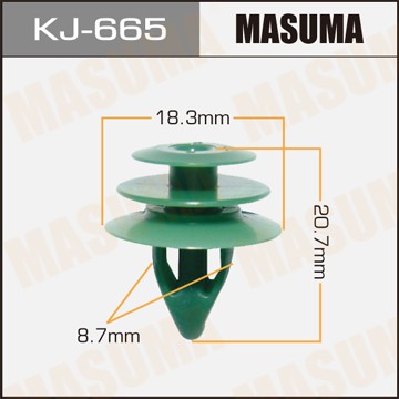 Клипса крепежная KJ665 MASUMA
