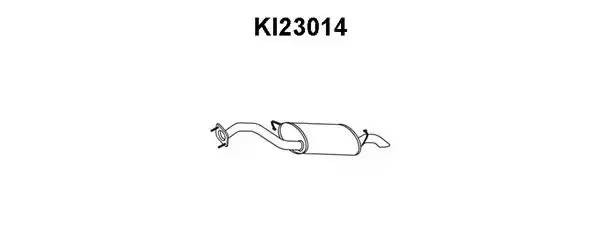 Глушитель выхлопных газов конечный KI23014 VENEPORTE