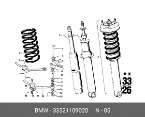 Деталь 33 52 1 109 020 BMW