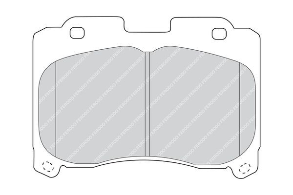 Колодки тормозные дисковые FDB1022 FERODO