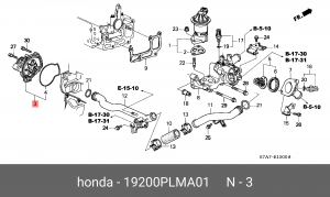 Водяной насос 19200-PLM-A01 HONDA