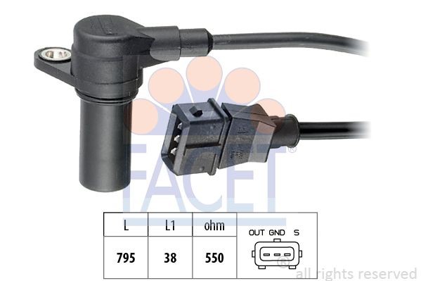 Катушка зажигания 96153 FACET