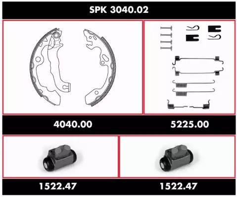 Комплект тормозных колодок SPK304002 REMSA
