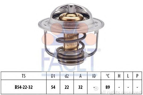 Термостат, охлаждающая жидкость 7.8298S FACET