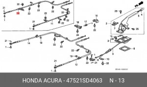 Деталь 47521SD4063 HONDA