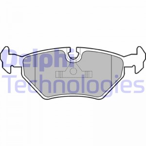 Комплект тормозных колодок, диско LP555 DELPHI