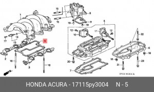 Деталь 17115PY3004 HONDA