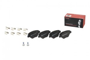 Комплект тормозных колодок, диско P68031 BREMBO