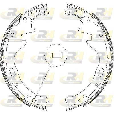 Комплект тормозных колодок 4357.00 ROADHOUSE