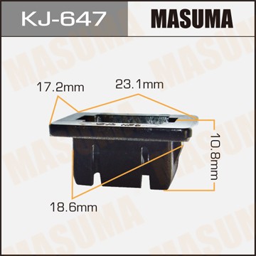 Клипса крепежная KJ647 MASUMA