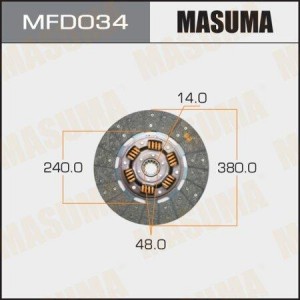 Диск сцепления MFD034 MASUMA
