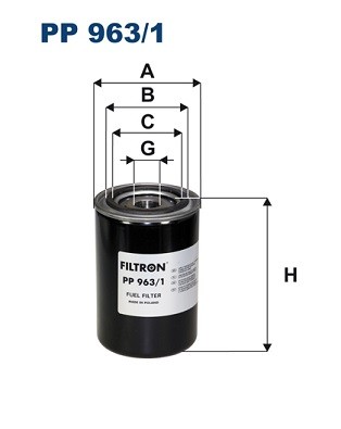 Фильтр топливный PP9631 FILTRON