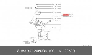Деталь 20600AC100 SUBARU