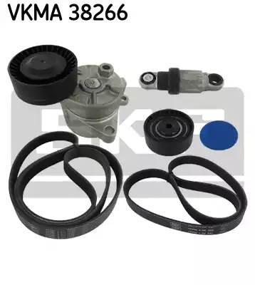 Поликлиновой ременный комплект VKMA 38266 SKF
