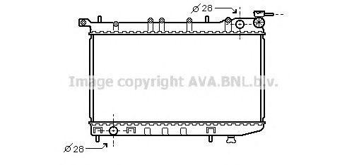 Радиатор охлаждения ДВС DN2123 AVA