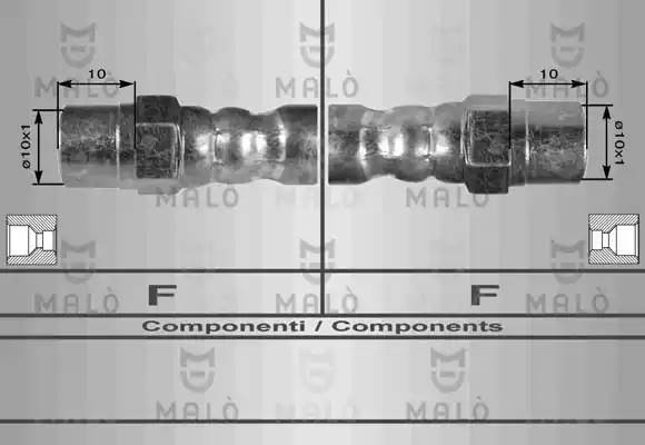 Тормозной шланг 8243 MALO
