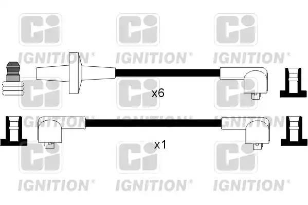 Ккомплект проводов зажигания XC803 QUINTON HAZELL