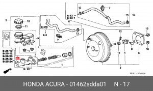 Ремкомплект 01462SDDA01 HONDA