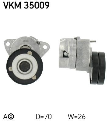 Натяжной ролик, поликлиновой  ремень VKM35009 SKF