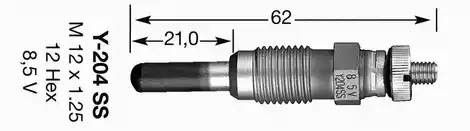 Свеча накаливания 7629 NGK NTK