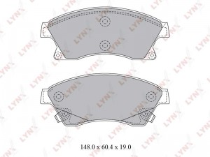 Колодки тормозные дисковые BD-1810 LYNXAUTO