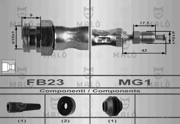 Тормозной шланг 8098 MALO