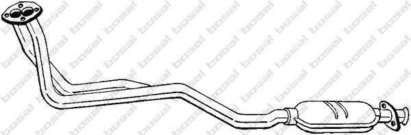 Предглушитель выхлопных газов 281121 BOSAL