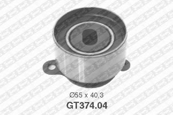 Натяжной ролик, ремень ГРМ GT374.04 NTN SNR